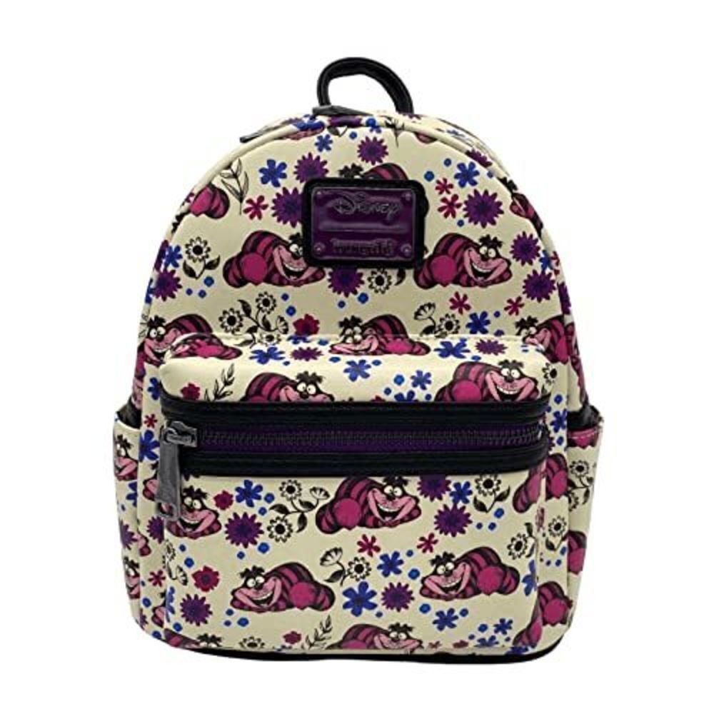 Loungefly Exclusive Alice in Wonderland Cheshire Cat Backpack AOP NWT